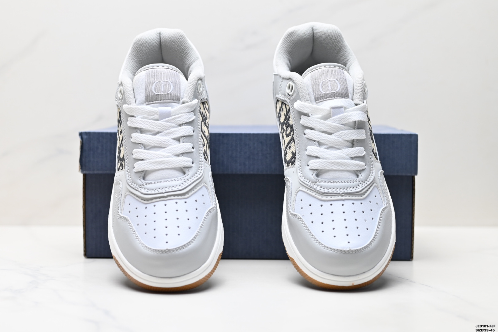 ディオール「Dior」  B27 レザー＆メッシュ カジュアル スニーカー