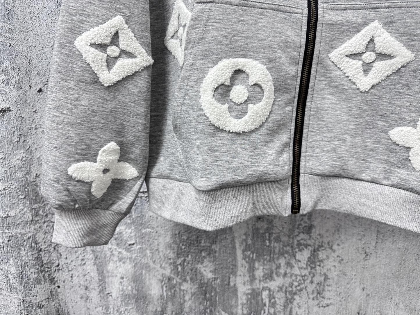 ルイ・ヴィトン「Louis Vuitton」フルジップパーカー ウールンジャケット