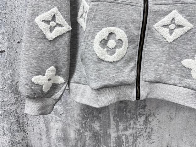 ルイ・ヴィトン「Louis Vuitton」フルジップパーカー ウールンジャケット