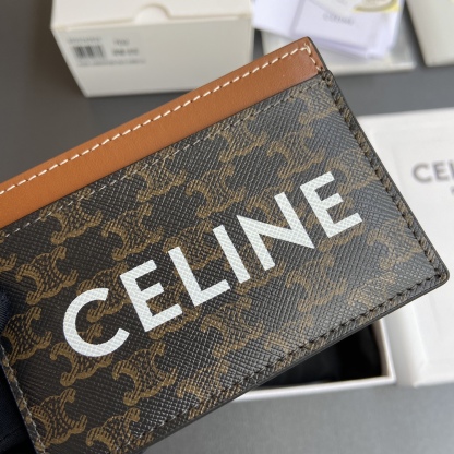 セリーヌ「Celine」TRIOMPHE モノグラム プリント カードケース