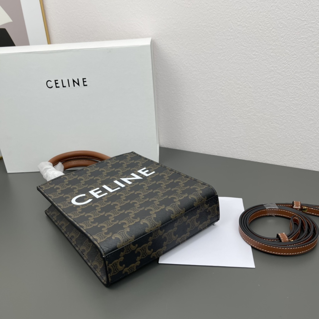 セリーヌ「Celine」ミニ バーティカル カバ セリーヌ プリント