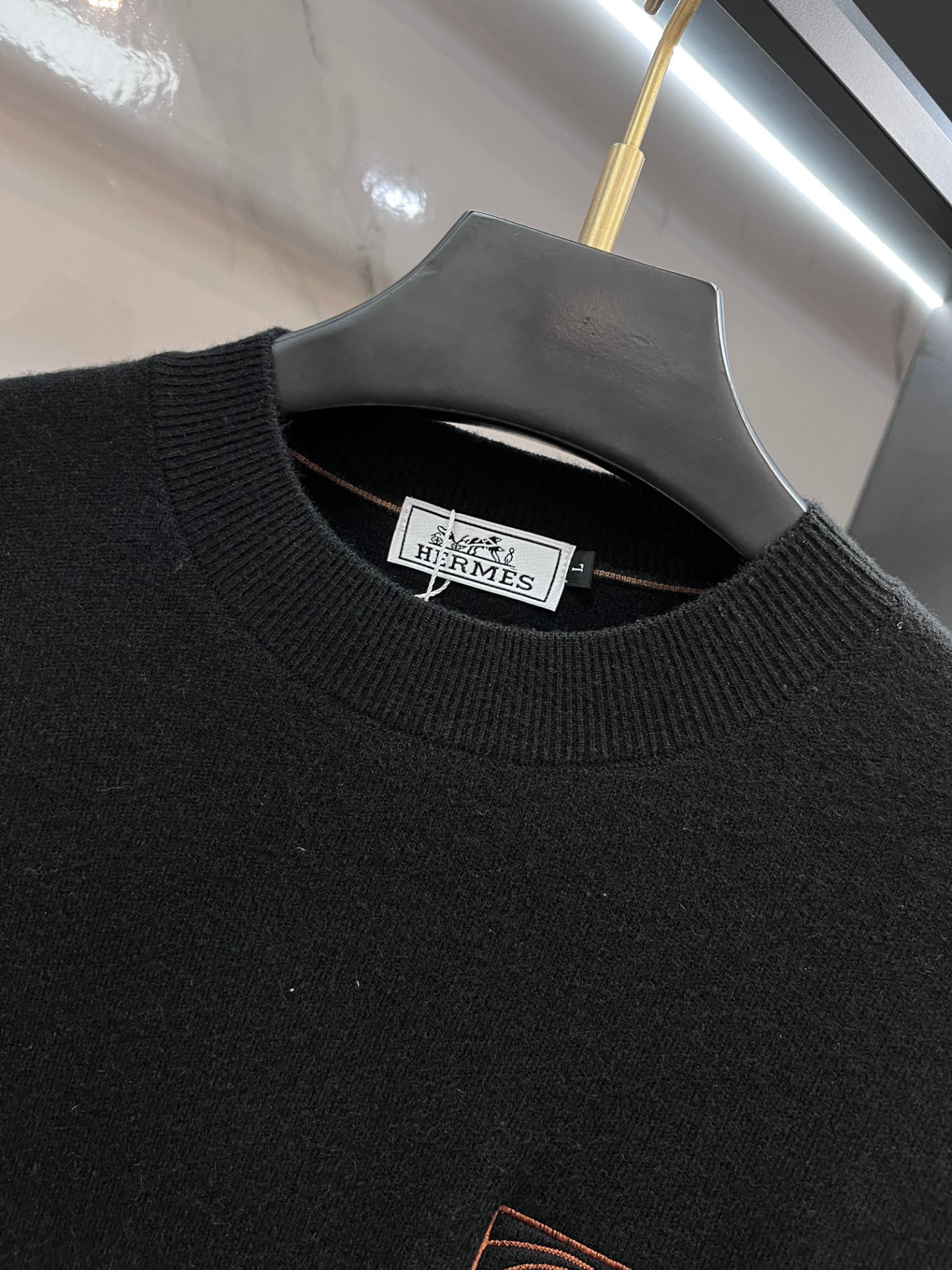 エルメス「Hermès」クルーセック ニット