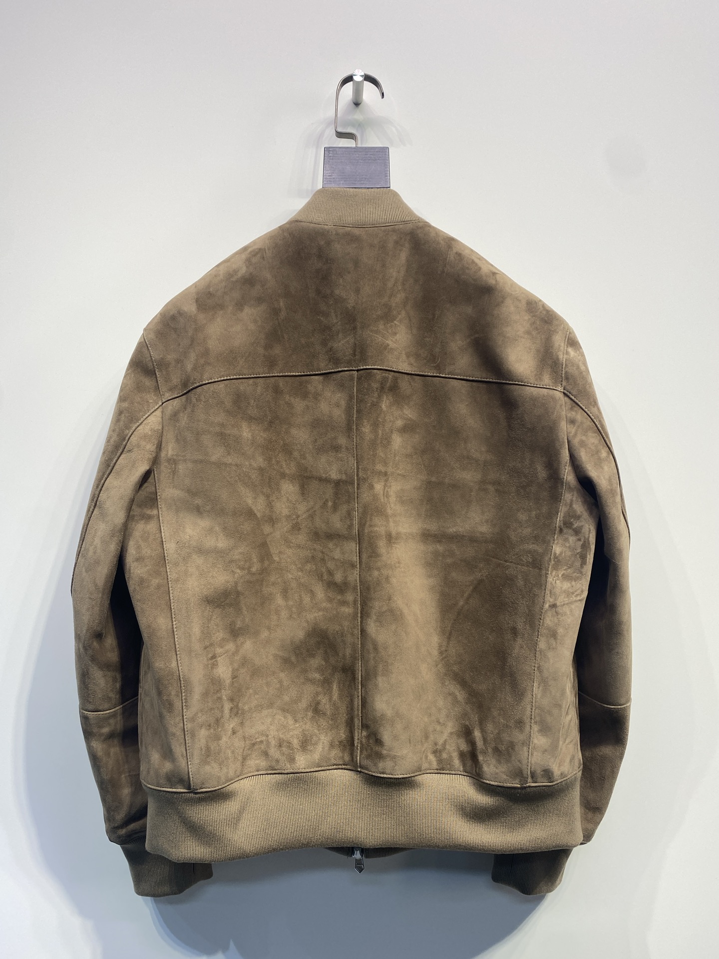 エルメス「Hermès」スウェード ライダースジャケット