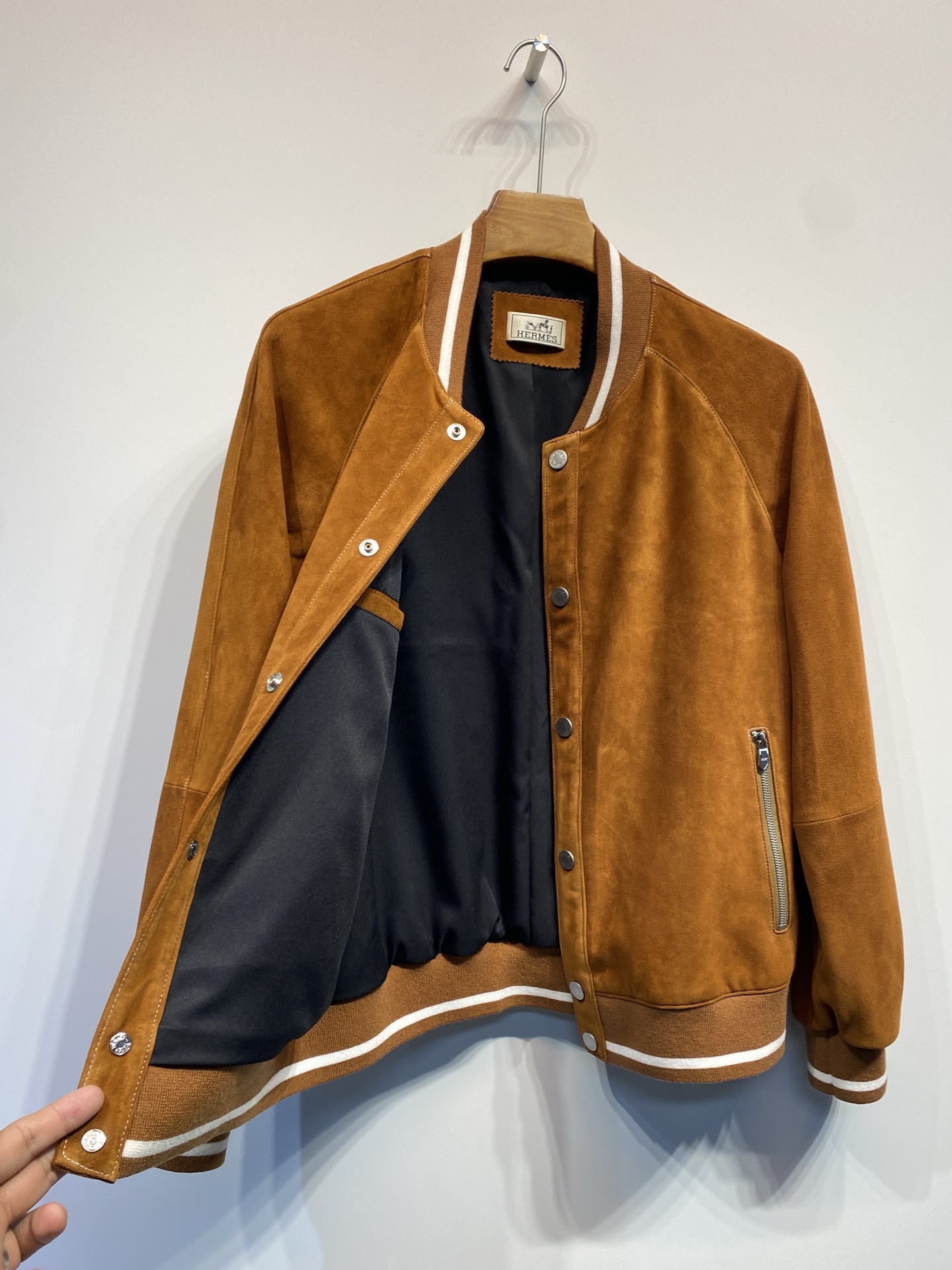 エルメス「Hermès」 C.D.S. 棒球ジャケット