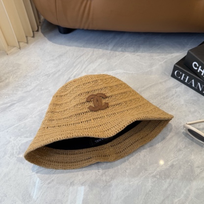 シャネル「Chanel」シャネル 2026新作 ストローバケットハット / ナチュラルハット