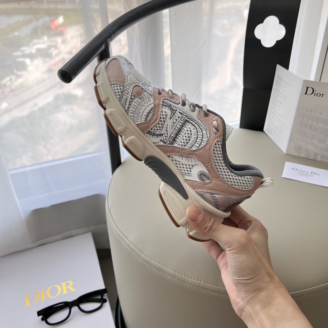 ディオール「Dior」B30 24SS ヘビーデューティーレトロ スニーカー