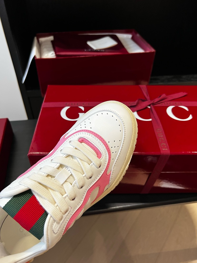 グッチ「Gucci」グッチ バスケットスタイル スニーカー / レザースニーカー