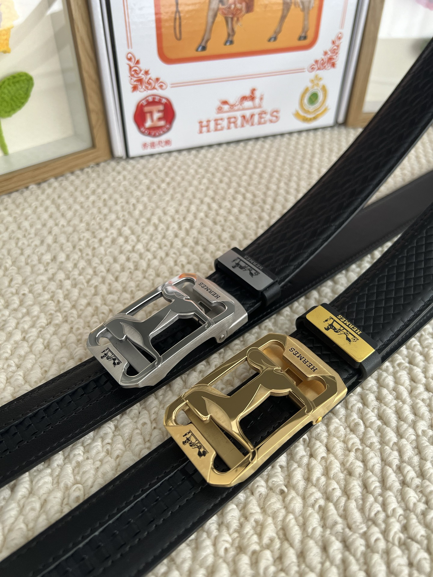 エルメス「Hermès」プレミアム トゴレザーベルト / ハイエンドウエストベルト