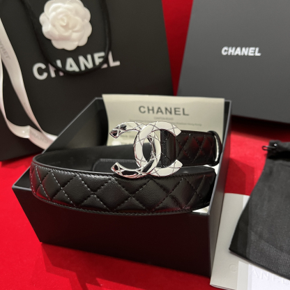 シャネル「Chanel」プレミアム トゴレザーベルト / ハイエンドウエストベルト