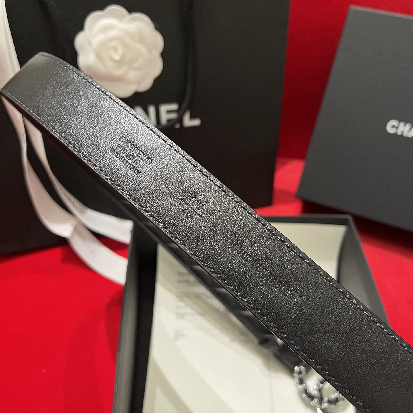 シャネル「Chanel」プレミアム トゴレザーベルト / ハイエンドウエストベルト