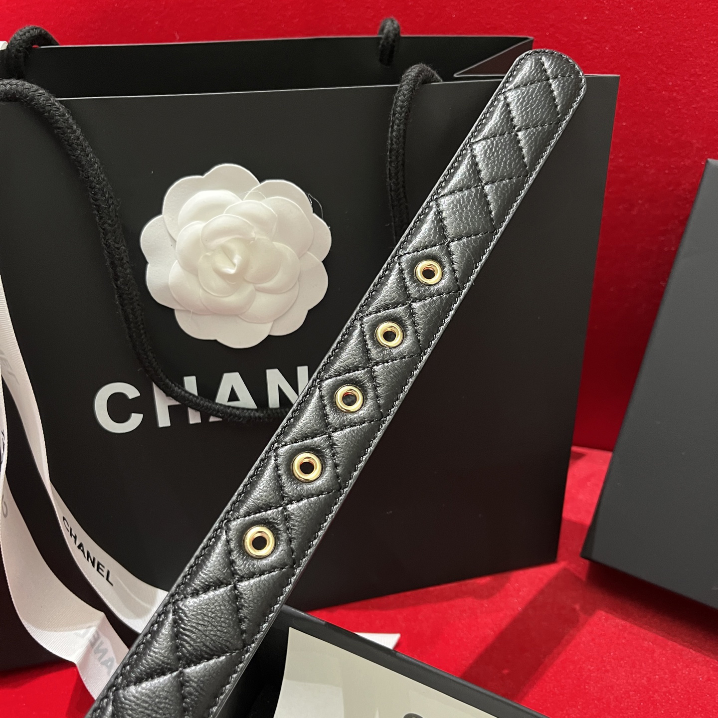 シャネル「Chanel」プレミアム トゴレザーベルト / ハイエンドウエストベルト