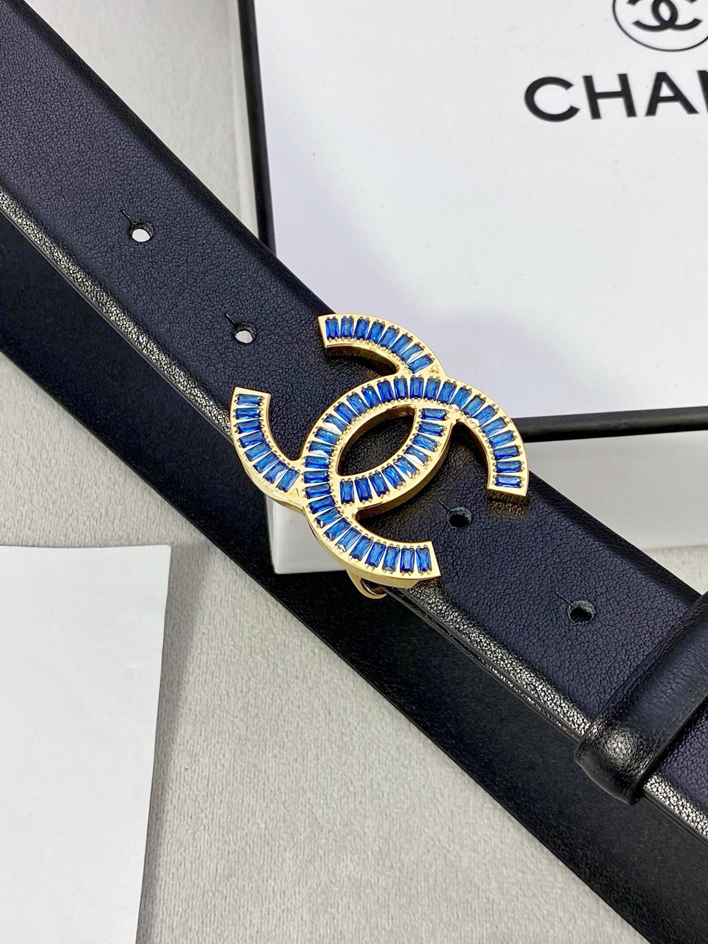 シャネル「Chanel」プレミアム トゴレザーベルト / ハイエンドウエストベルト