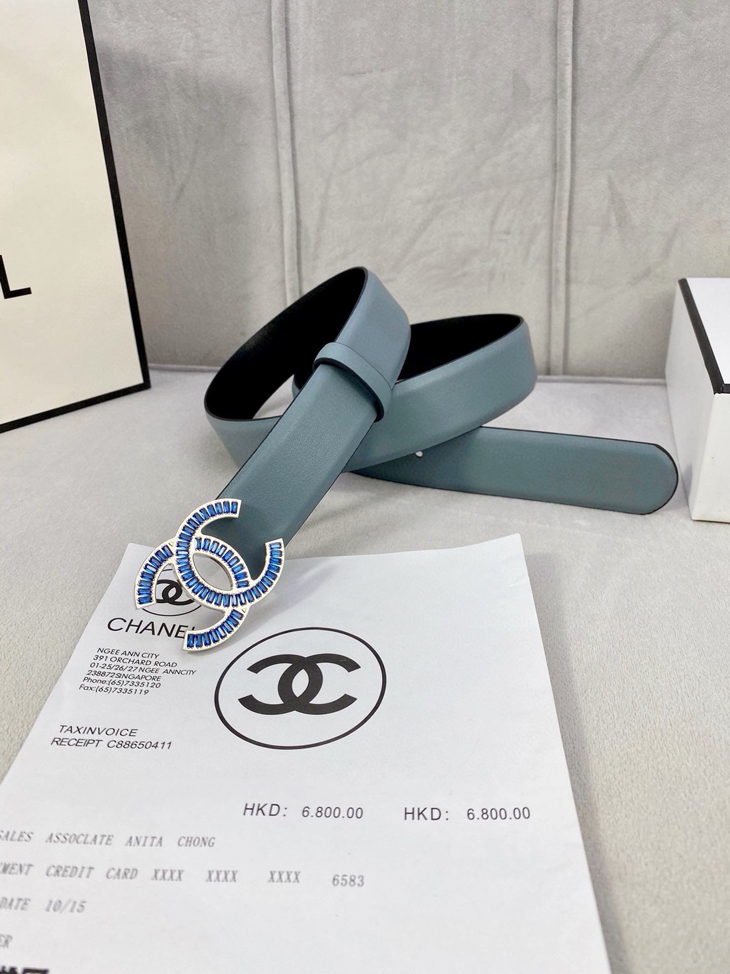 シャネル「Chanel」プレミアム トゴレザーベルト / ハイエンドウエストベルト