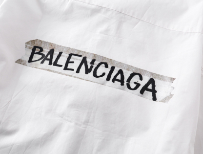 Balenciagaバレンシアガ オールオーバーロゴシャツ / ロングスリーブシャツ