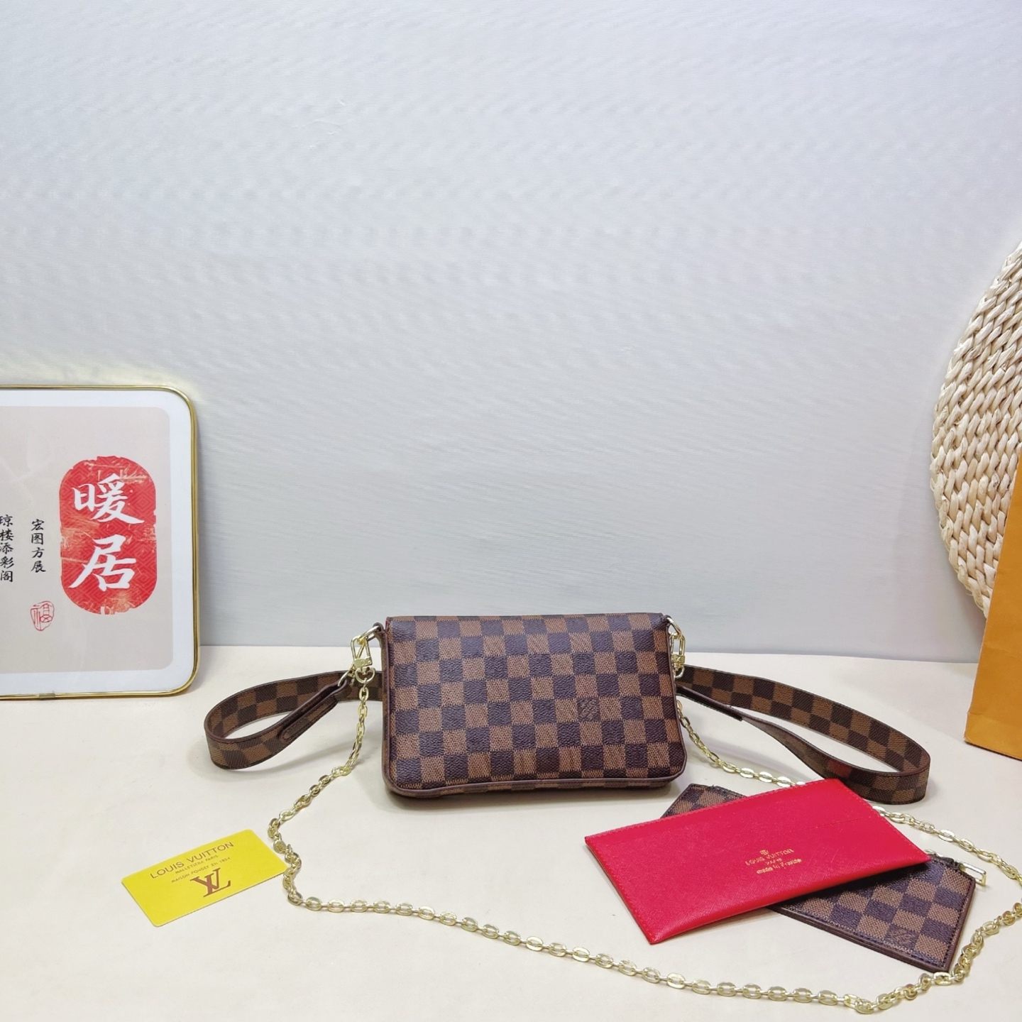 ルイ・ヴィトン「Louis Vuitton」ルイ・ヴィトン マルチポシェット アクセサリーズ 3点セット / ショルダーバッグ