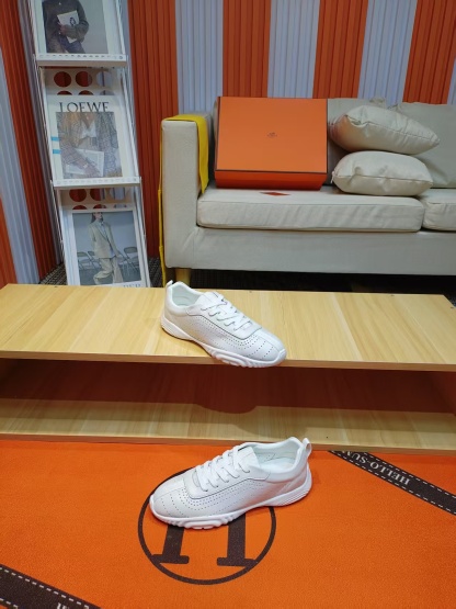 エルメス「Hermès」マスター レザースニーカー / カジュアルスニーカー
