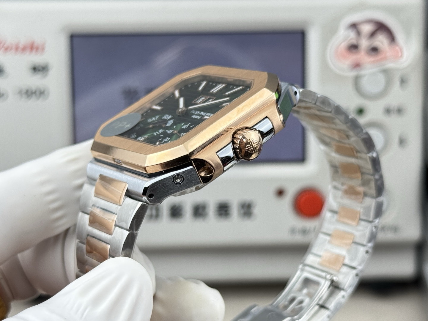 Patek Philippe パテック・フィリップ キュビトゥス スタイル グランドデイト・ムーンフェイズ / カスタムウォッチ