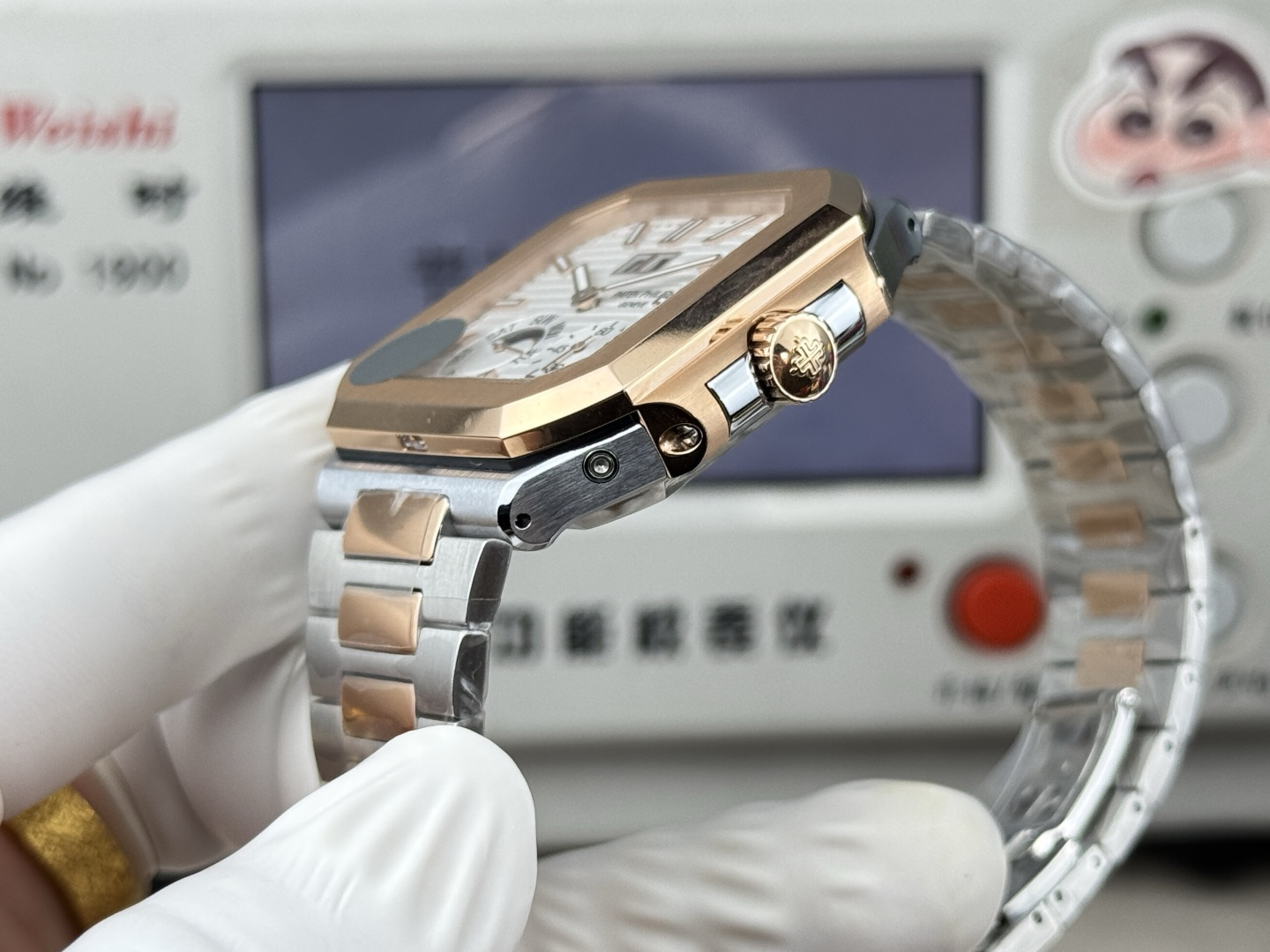 Patek Philippe パテック・フィリップ キュビトゥス スタイル グランドデイト・ムーンフェイズ / カスタムウォッチ