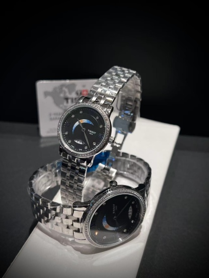 Tissot ティソ デジール ムーンフェイズ ローマ数字 / レディース＆メンズ クォーツ腕時計