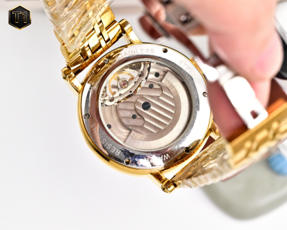 Patek Philippe パテック・フィリップ デザイン 大型テンプ メンズ オートマティックウォッチ / 機械式腕時計