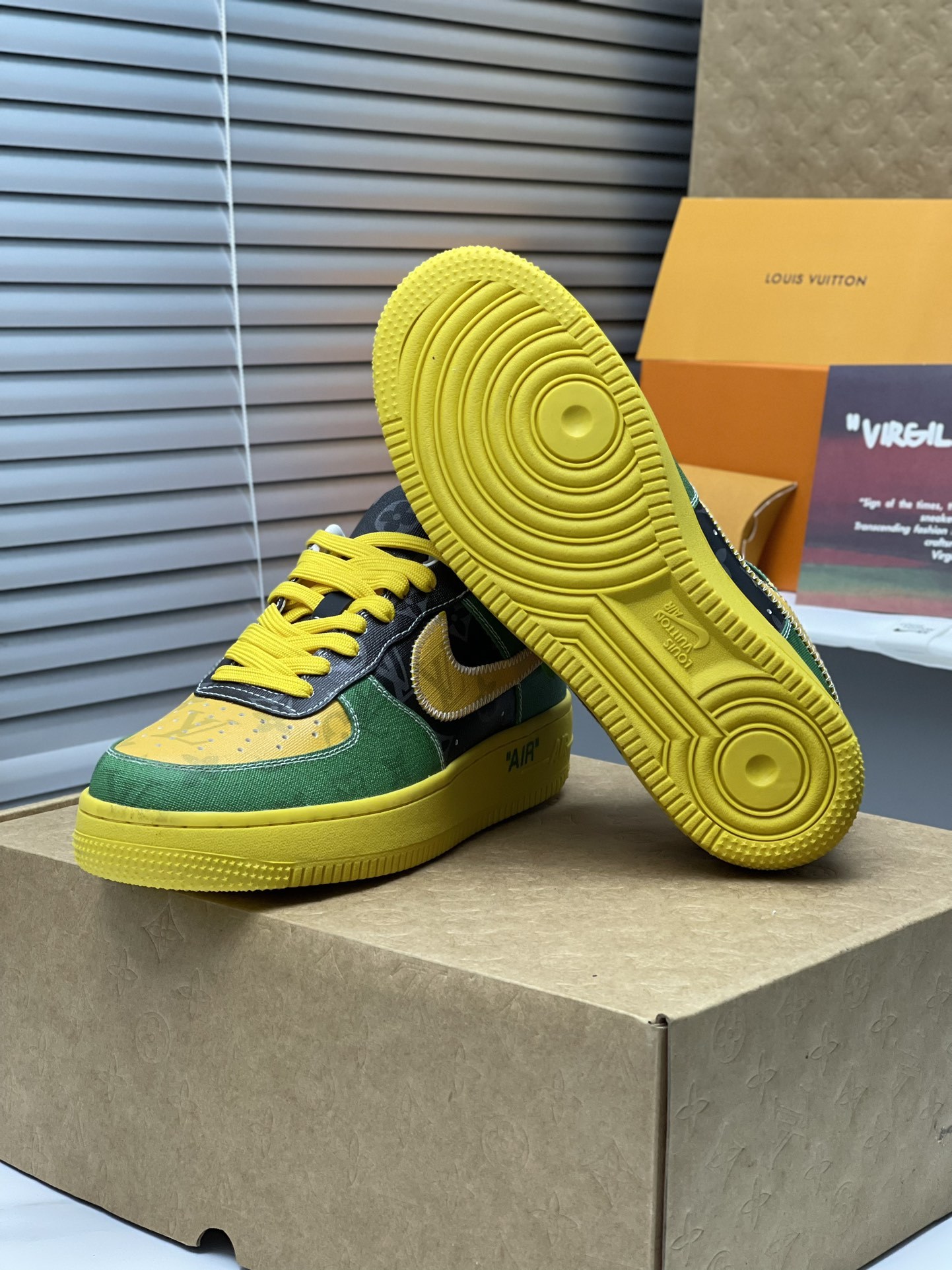 「ルイ・ヴィトン」Nike Air Force 1 Low 限定スニーカー