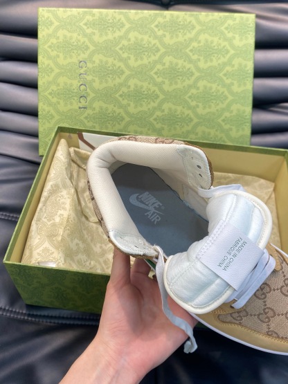 「コラボモデル」Gucci x Nike コラボレーション ハイカットスニーカー-ISETAN PRESTIGE CURATED