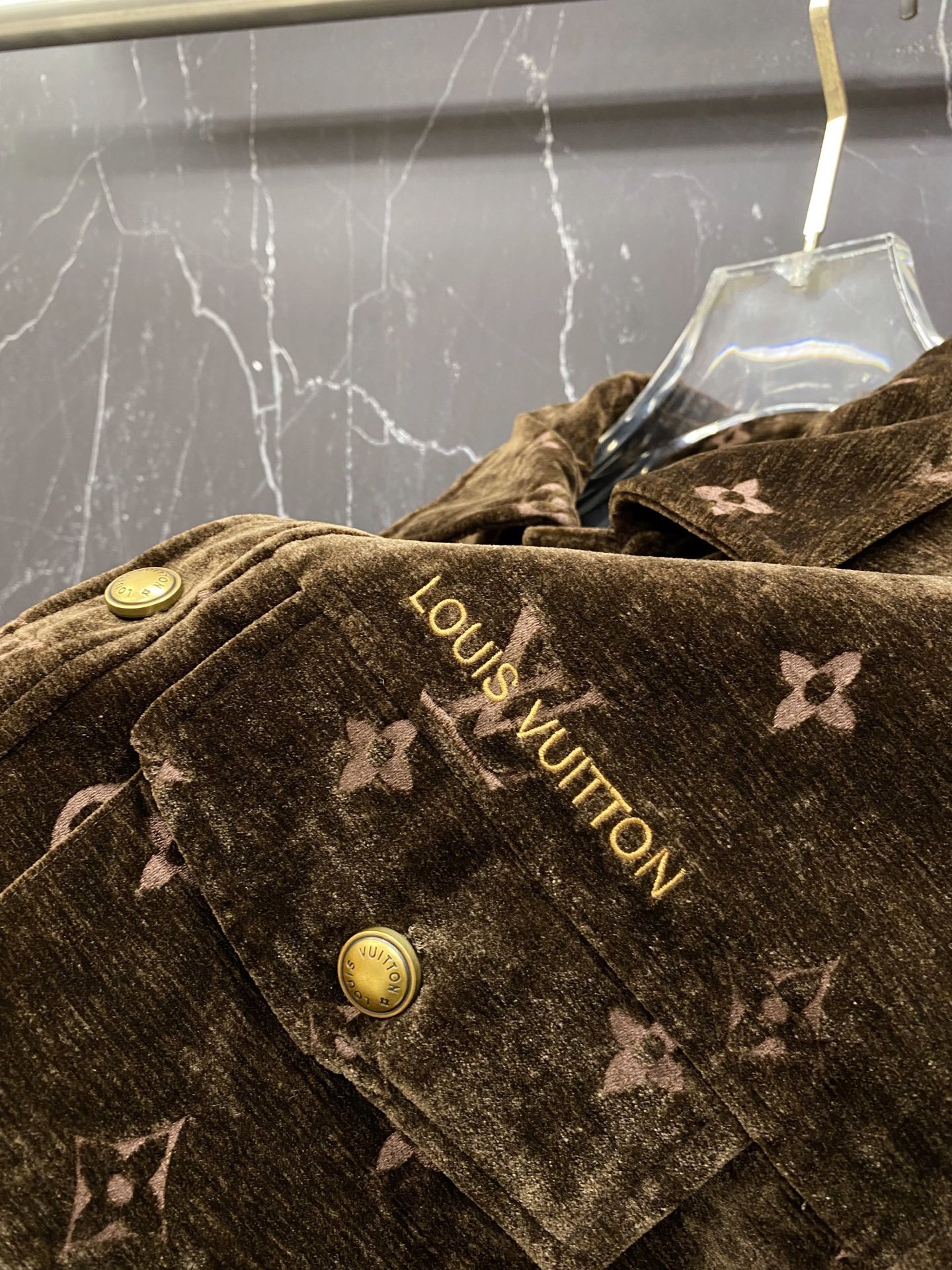 ルイ・ヴィトン「Louis Vuitton」ルイ・ヴィトン モノグラム コーデュロイ ジャケット / メンズ ワークジャケット