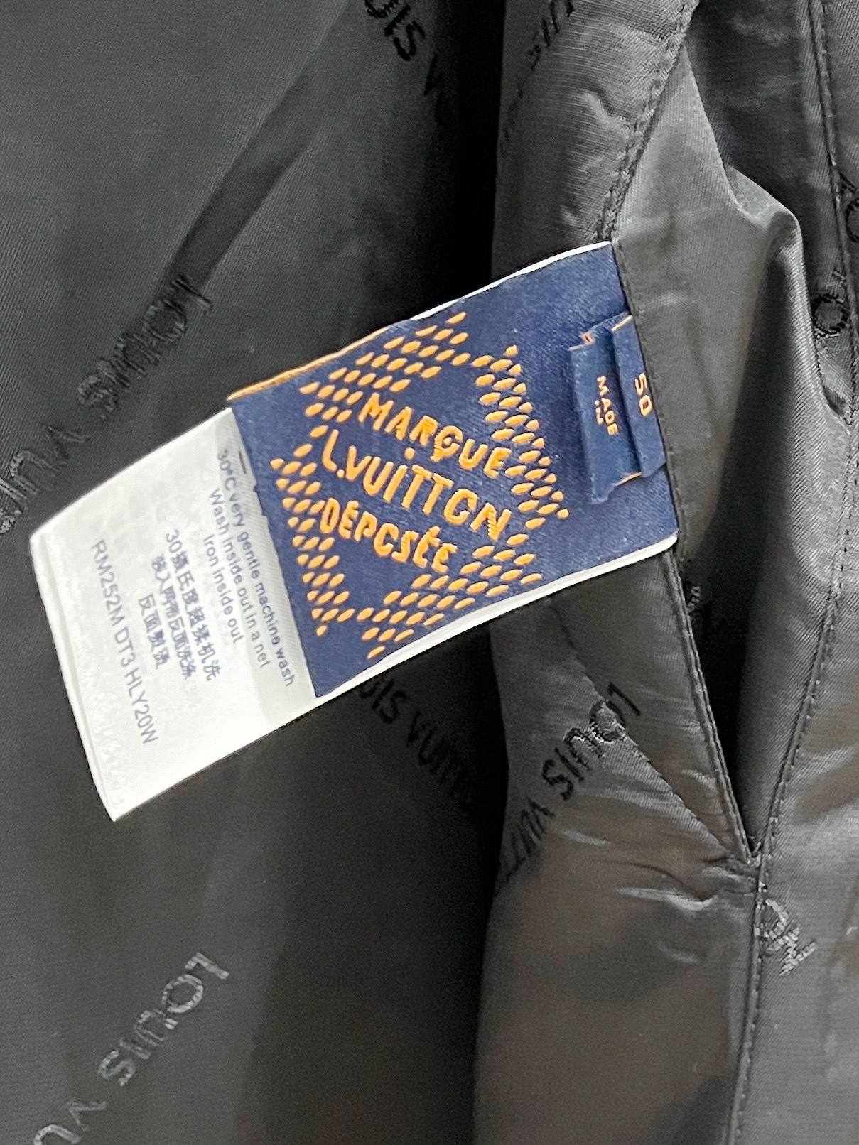 ルイ・ヴィトン「Louis Vuitton」ルイ・ヴィトン モノグラム ニット スタンドカラージャケット / メンズアウター