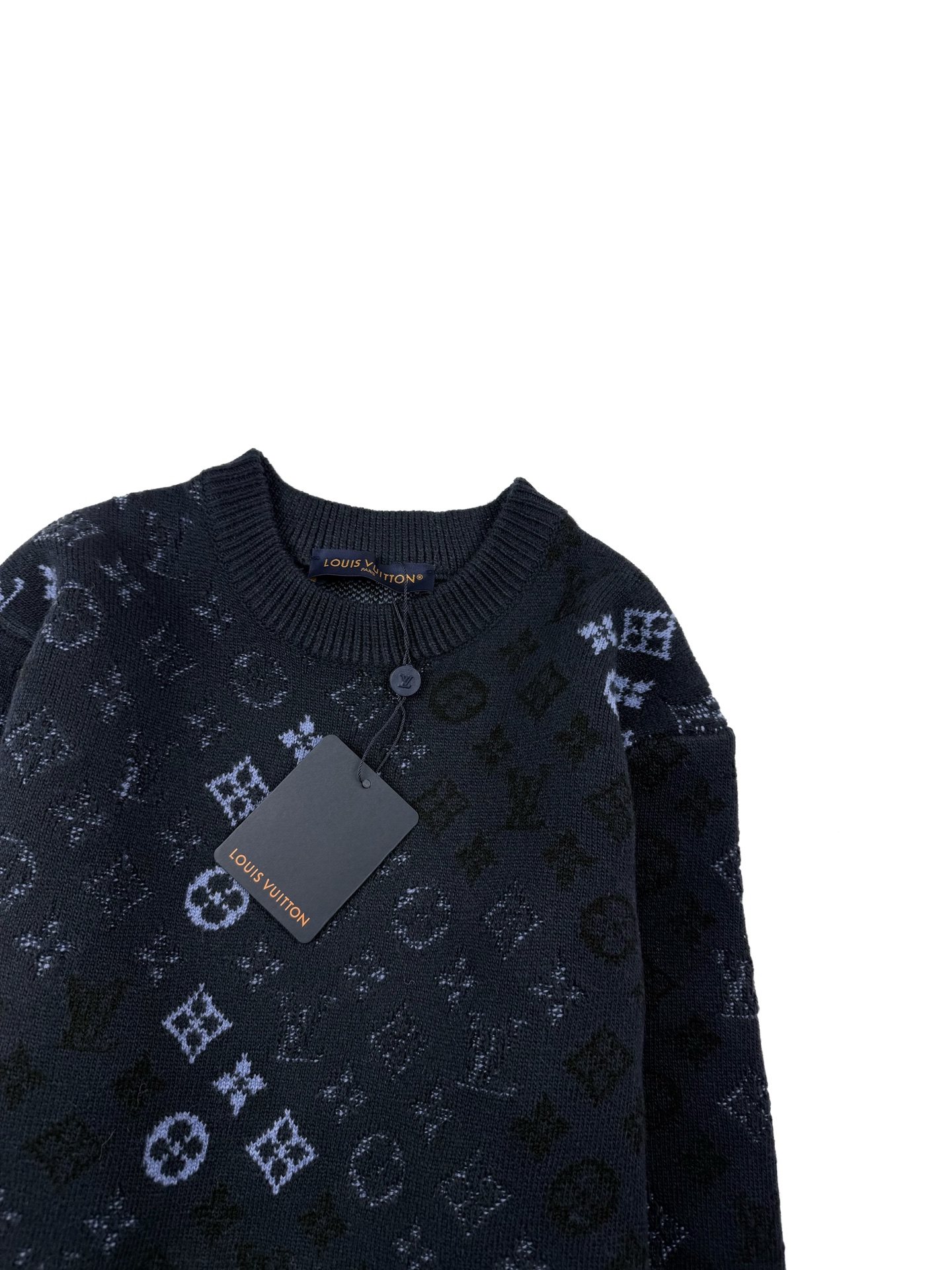 ルイ・ヴィトン「Louis Vuitton」ルイ・ヴィトン モノグラム サープラス ジャカード プルオーバー / メンズ ニットセーター