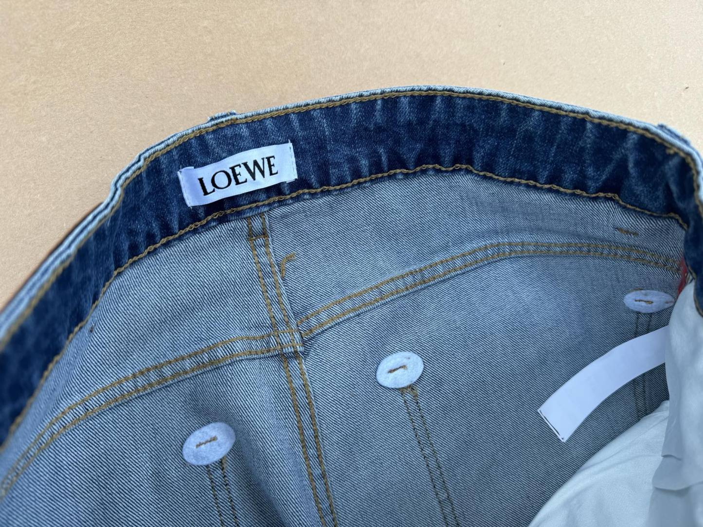 LOEWE &-ロエベ プリントロゴ ハイウエスト ストレートパンツ / ロングパンツ
