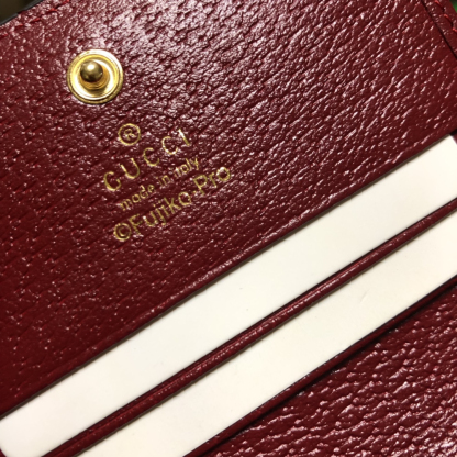 グッチ「Gucci」グッチ x ドラえもん「Doraemon」カードケース 「コイン＆紙幣入れ付き」