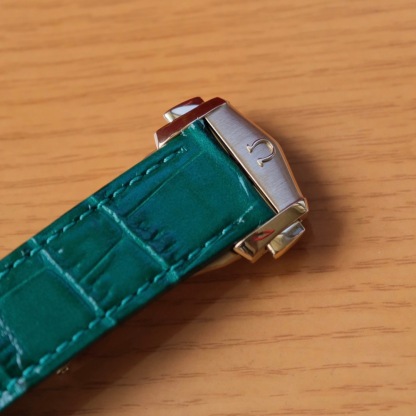 オメガ「Omega」Seamaster 300M マスター クロノメーター 41mm プラチナケース＆クロコダイルストラップ メンズ腕時計