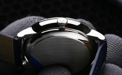 オメガ「Omega」デビル プレステージ カップルウォッチ メンズ39.5MM＆レディース32.7MM スチール＆レザーストラップ