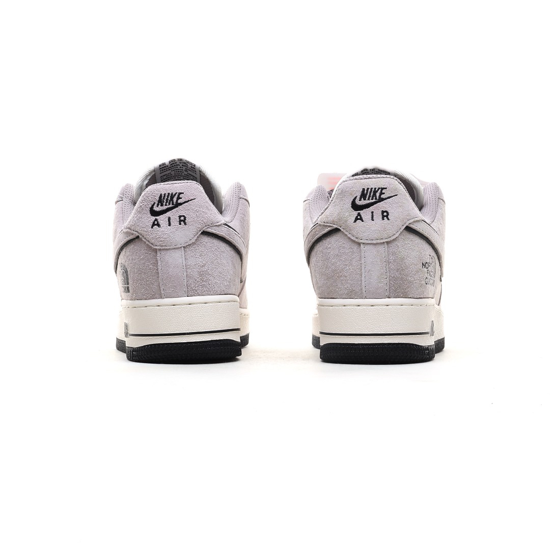 「コラボモデル」The North Face x Nike Air Force 1 Low 07 'Grey Black Suede' スエード スニーカー
