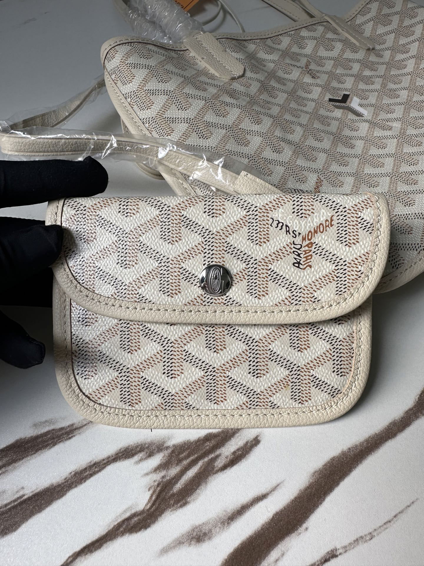 ゴヤール「Goyard」 Saint Louis PM サンド トートバッグ