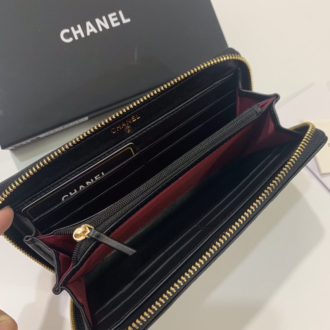 シャネル「Chanel」ロング ジップ ウォレット