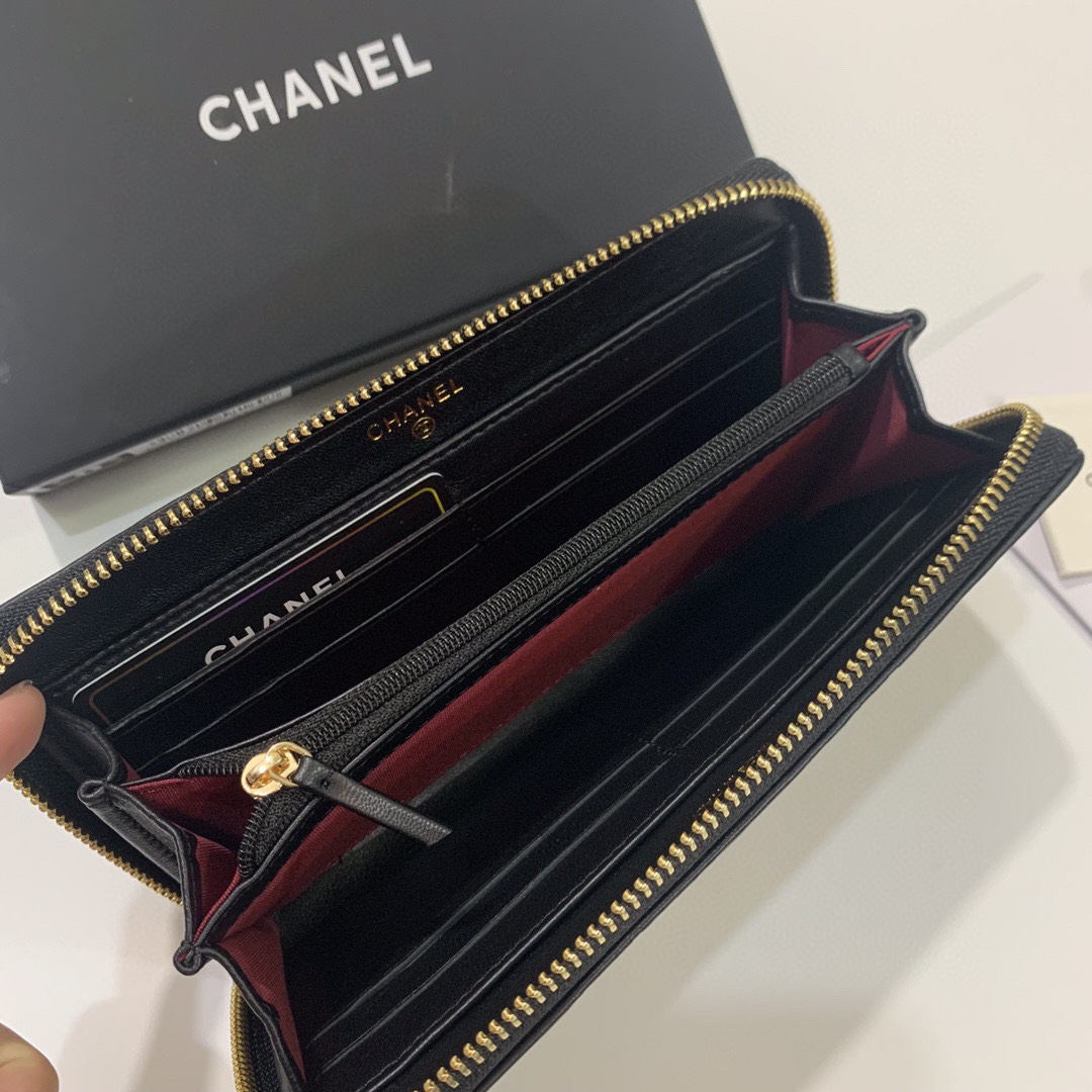 シャネル「Chanel」ロング ジップ ウォレット
