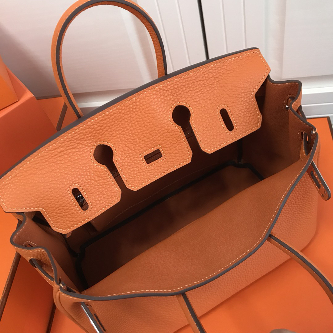 エルメス「Hermès」 Birkin 30 トゴレザー ツートンカラー ショルダーバッグ（シルバーハードウェア）
