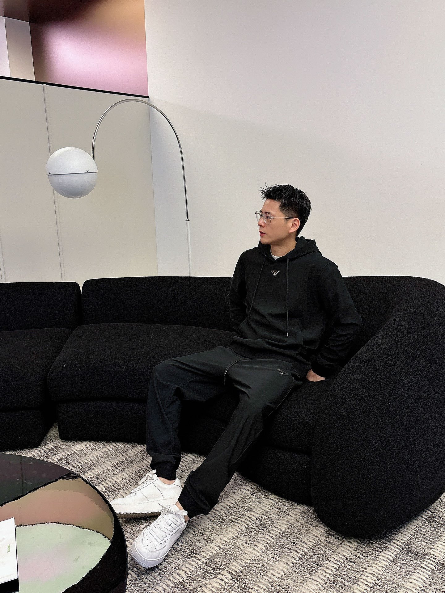 プラダ「Prada」秋冬 メンズ  カジュアルスポーツセット