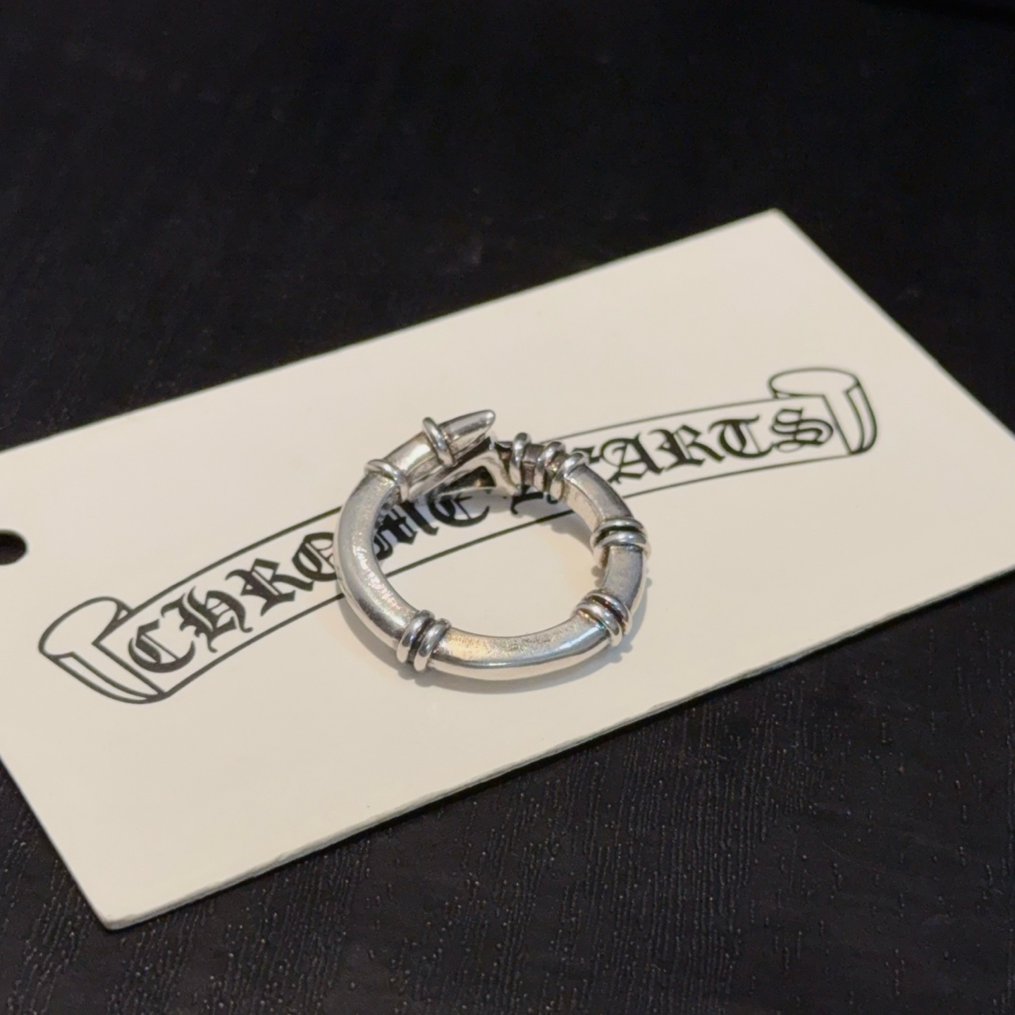クロムハーツ「Chrome Hearts」クラシックヴィンテージ＆モダンリング - フリーサイズ