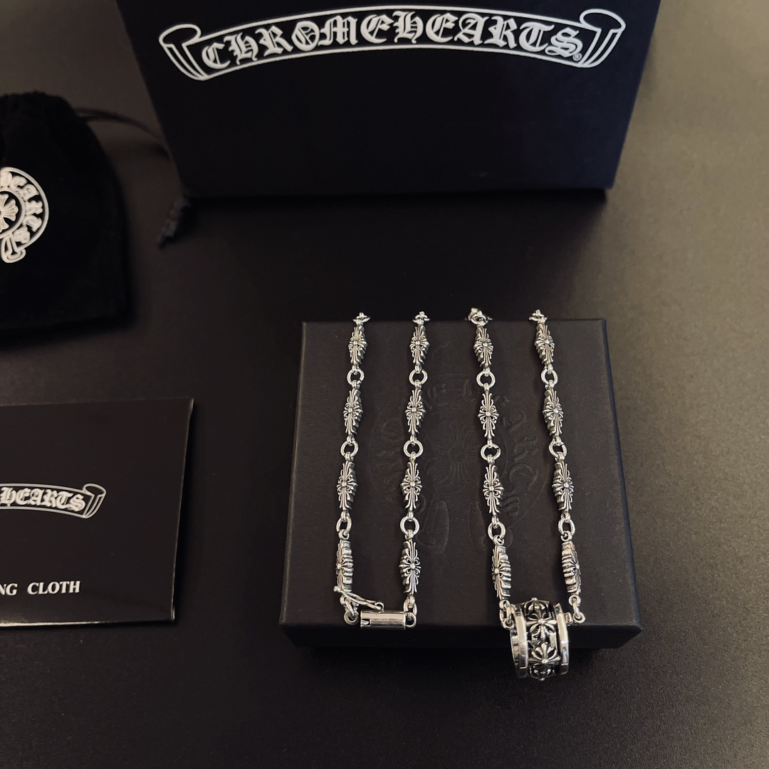 クロムハーツ「Chrome Hearts」シンプルペンダントネックレス - ユニセックス