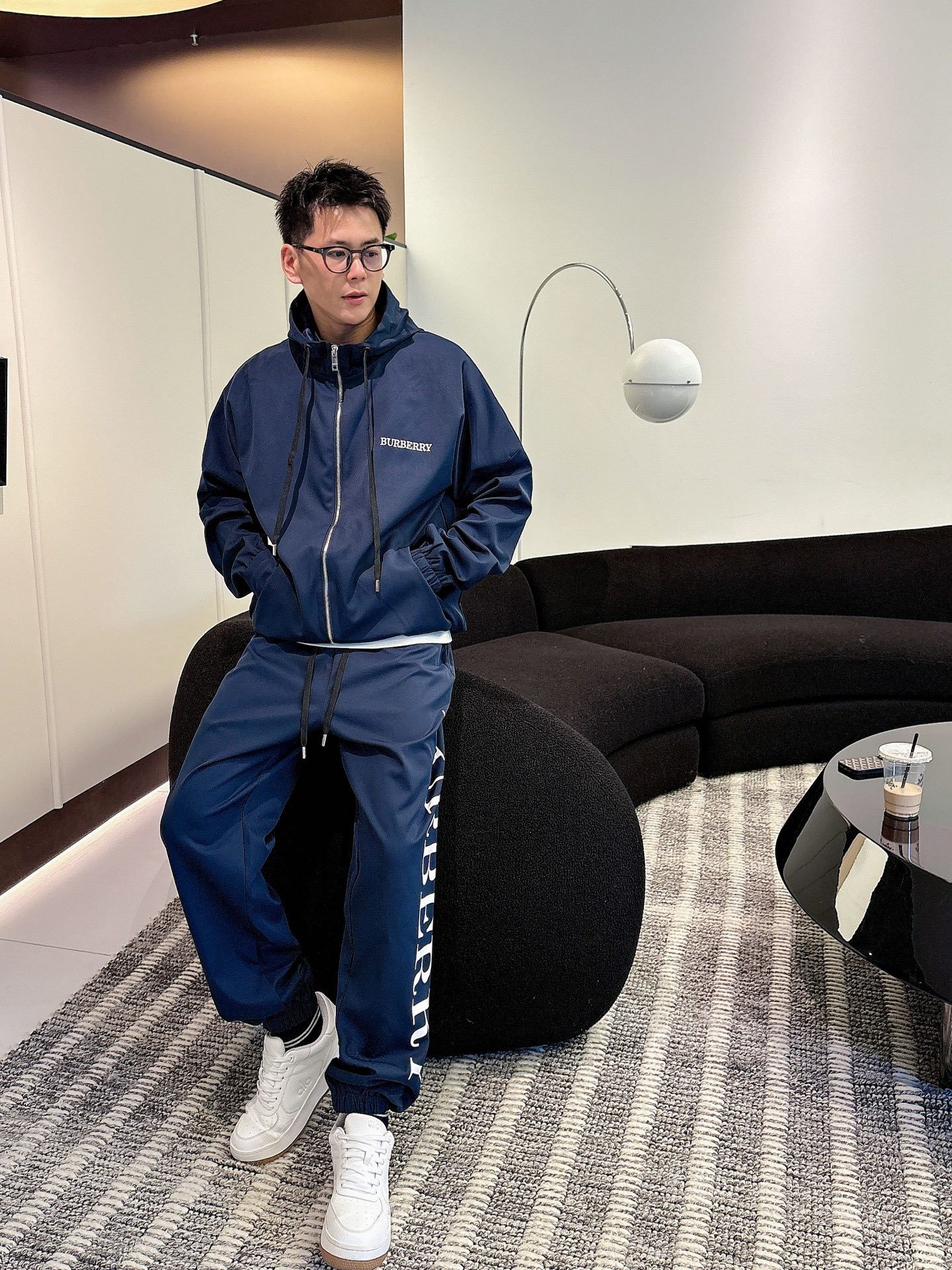 バーバリー「Burberry」秋冬 メンズ  カジュアルスポーツセット