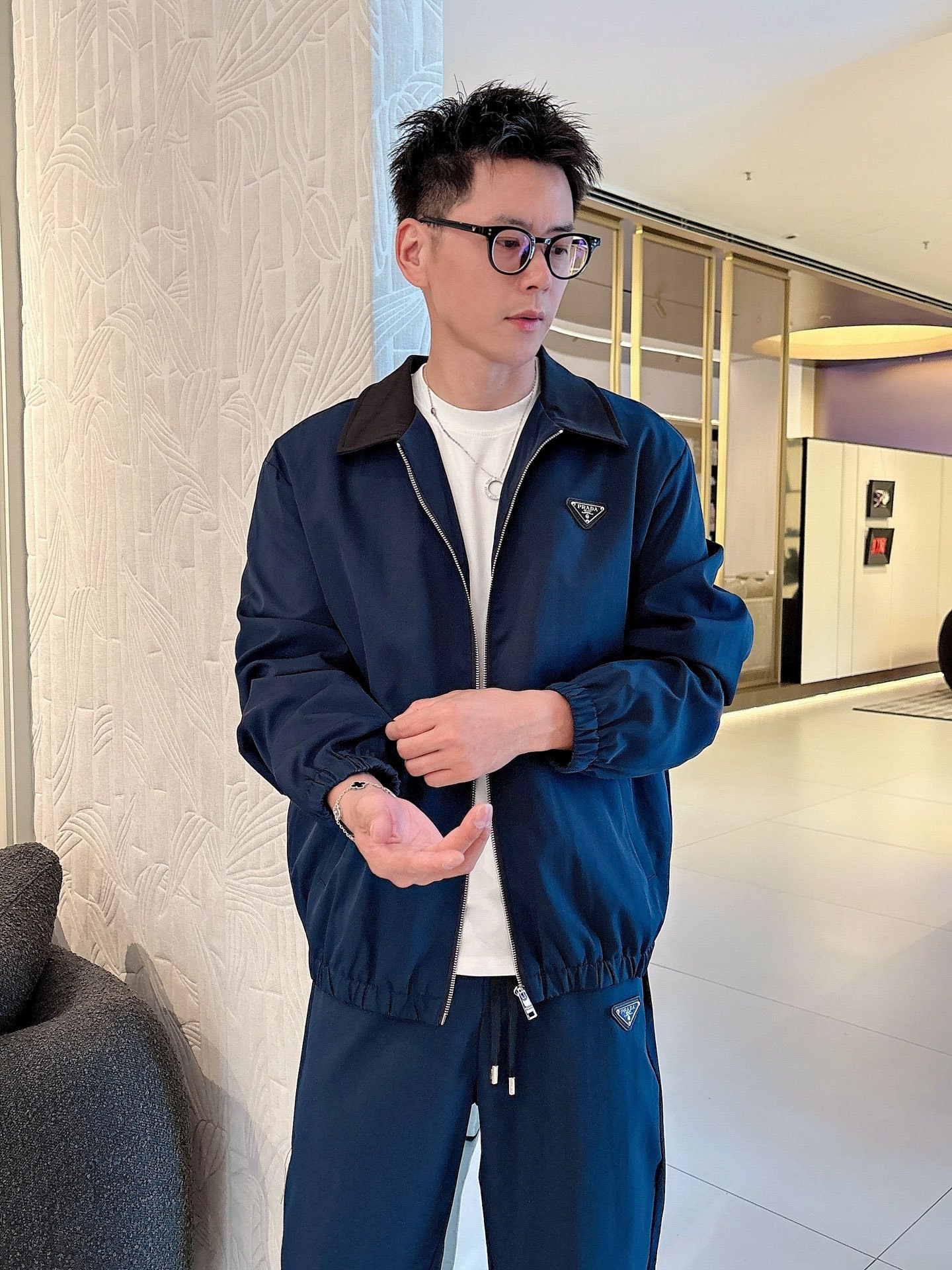 プラダ「Prada」秋冬 メンズ  カジュアルスポーツセット