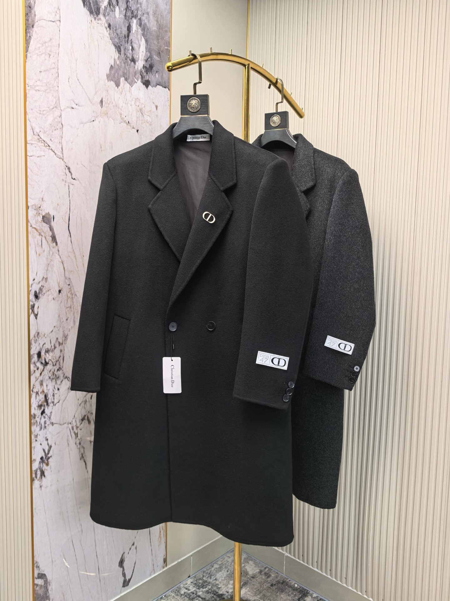 ディオール「Dior」オータムウィンター メンズロングコート