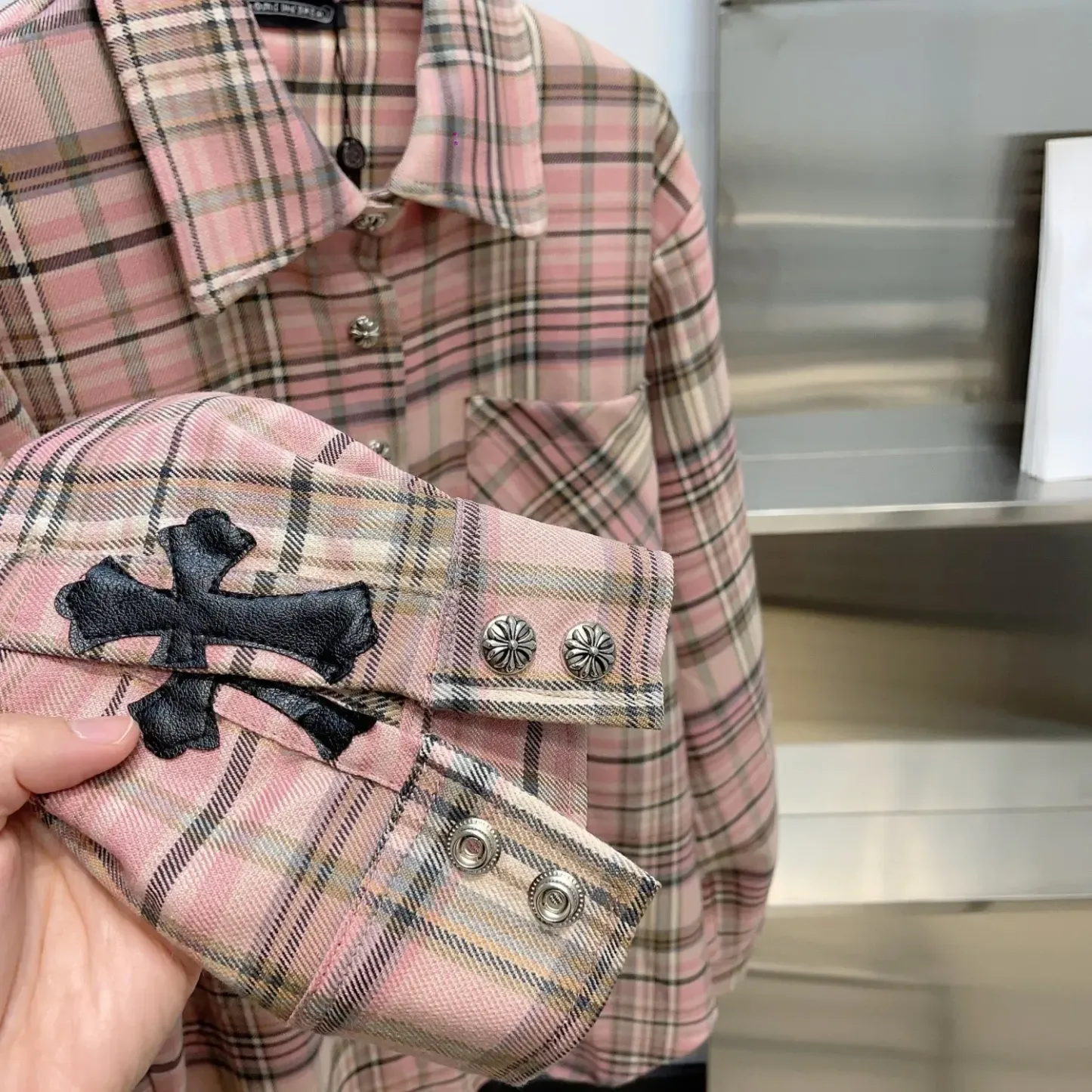 クロムハーツ「Chrome Hearts」フランネルシャツ