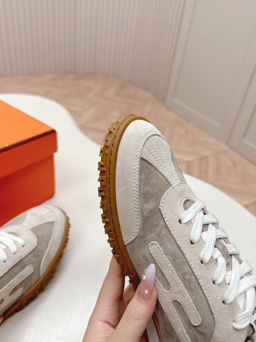 エルメス「Hermès」エルメス ガニーシューズ / レザースニーカー