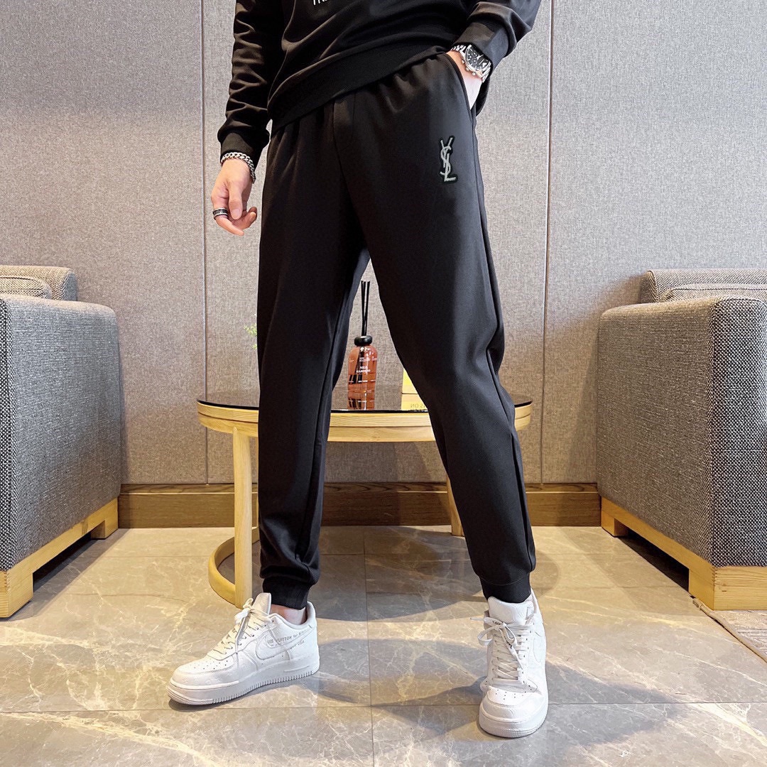 サンローラン「Saint Laurent」2025 秋冬ローマコットン スウェットセット