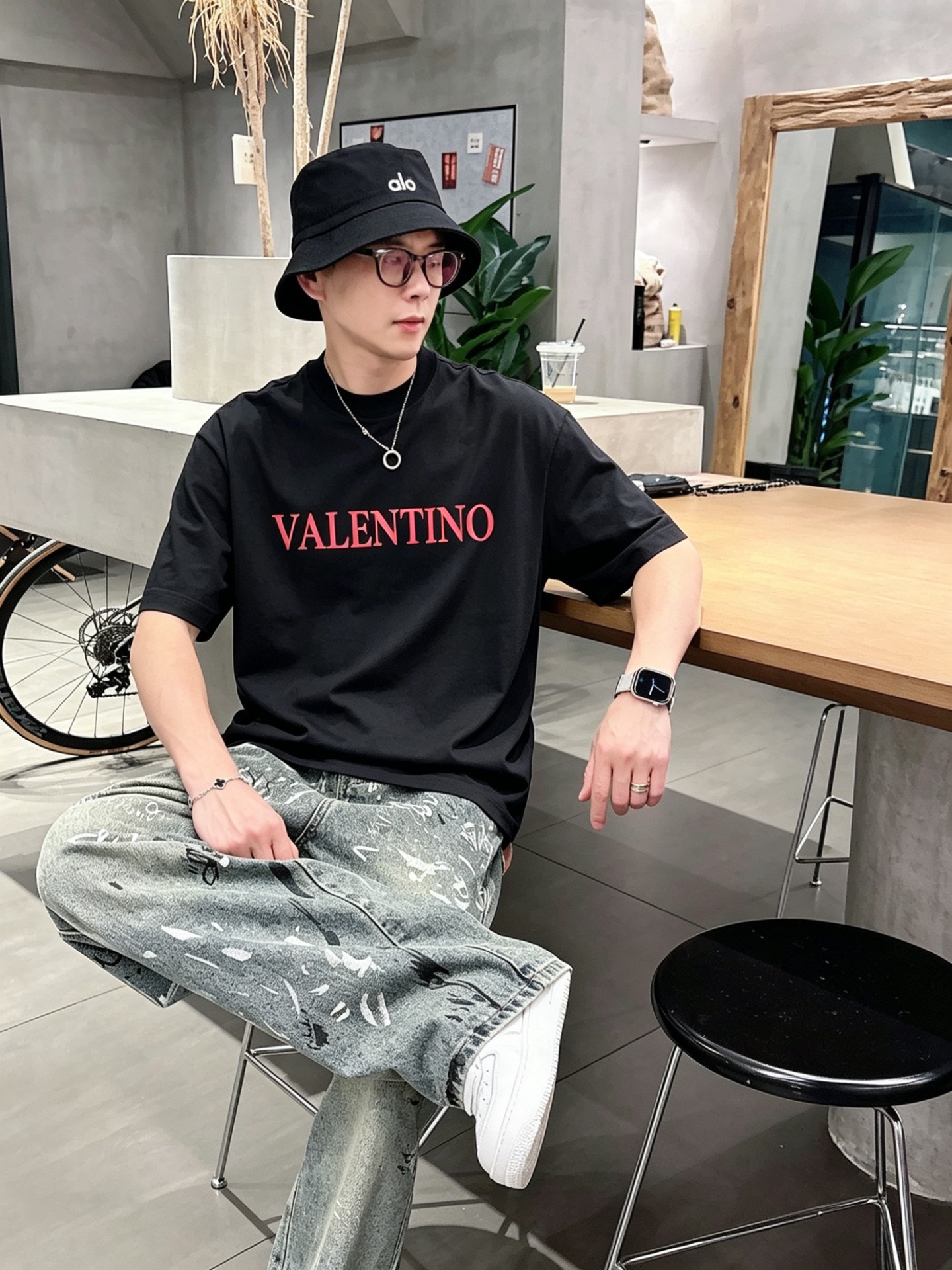 ロゴプリントTシャツ / ショートスリーブ クルーネック