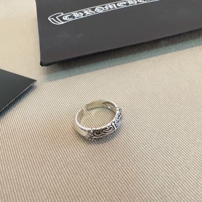 クロムハーツ「Chrome Hearts」クラシックヴィンテージ＆モダンリング - サイズ調整可能