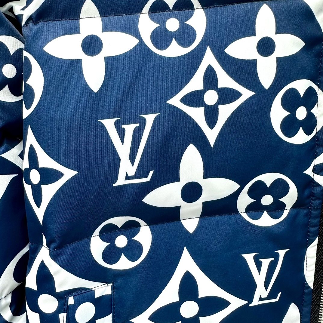 ルイ・ヴィトン「Louis Vuitton」秋冬フード付きダウンジャケット